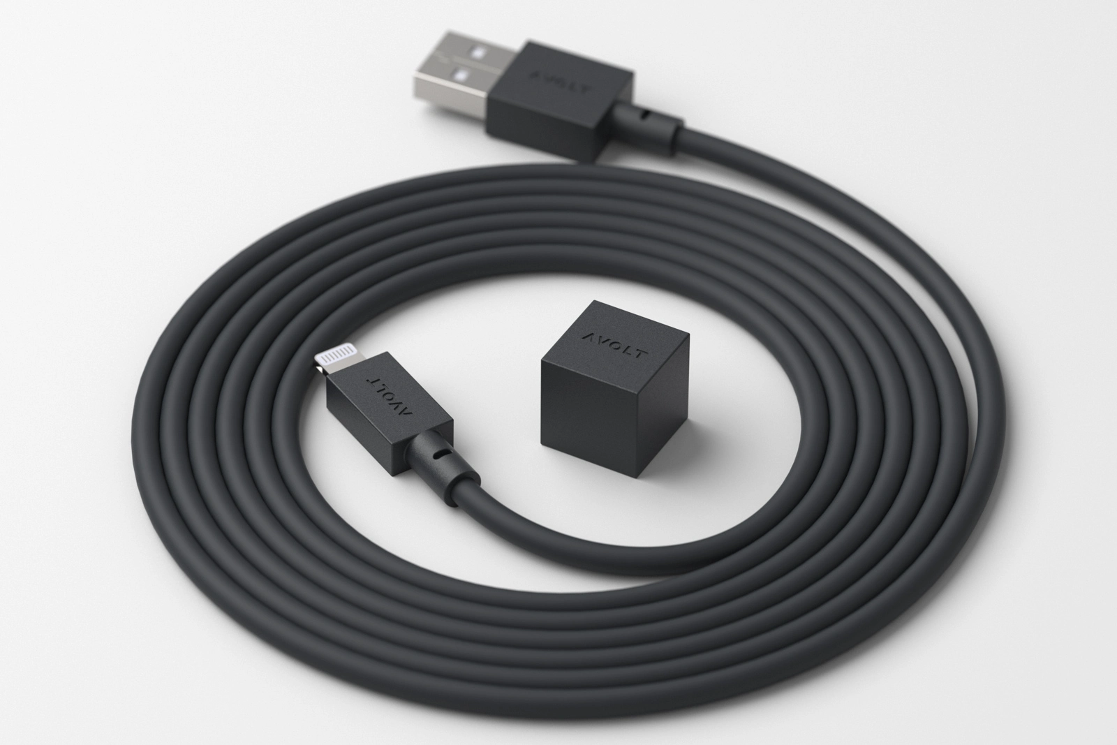 Avolt Ladekabel USB A | Cabel 1 | Stockholm Schwarz