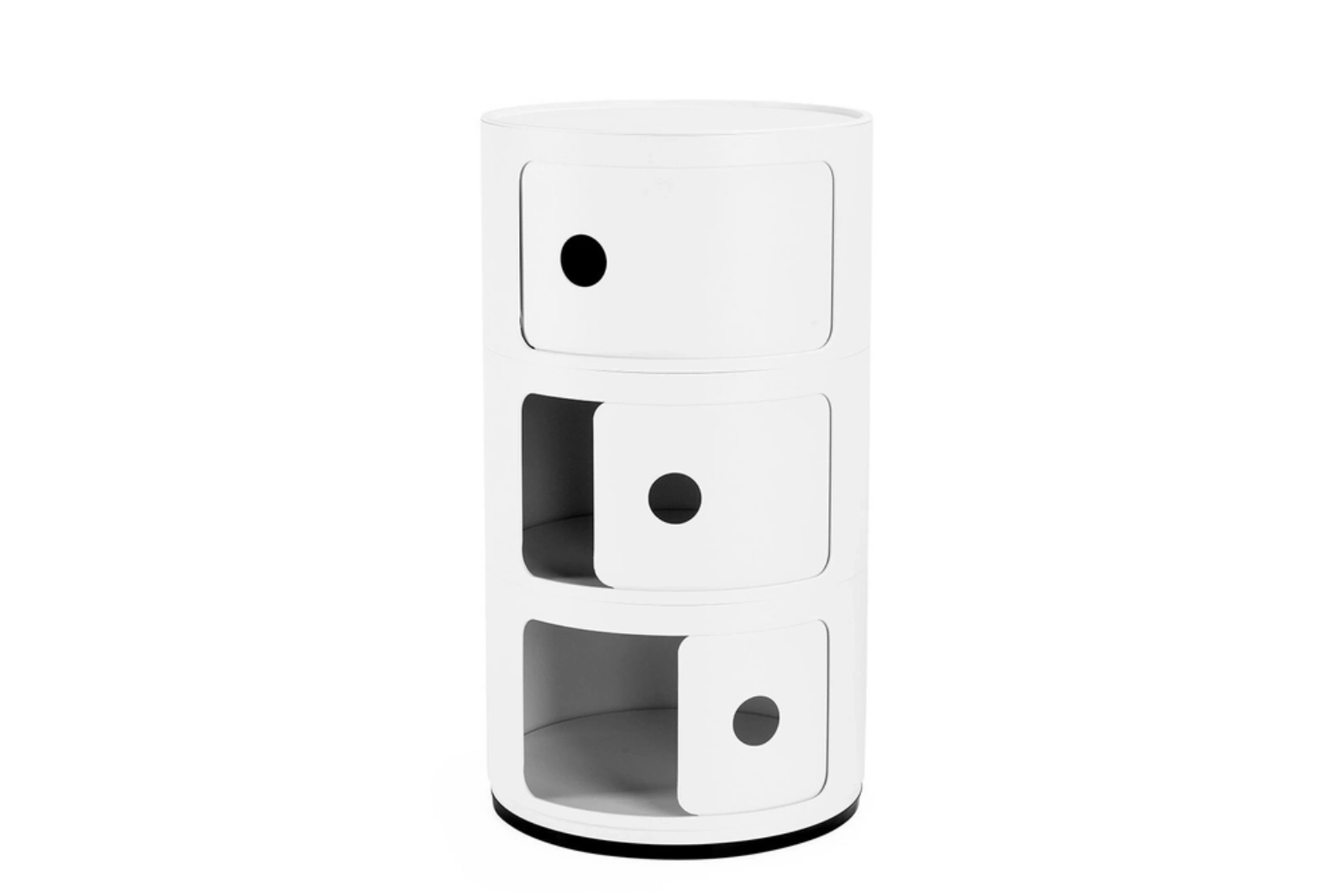 Kartell Componibili Recycled | Design Container 3 Elemente Weiss