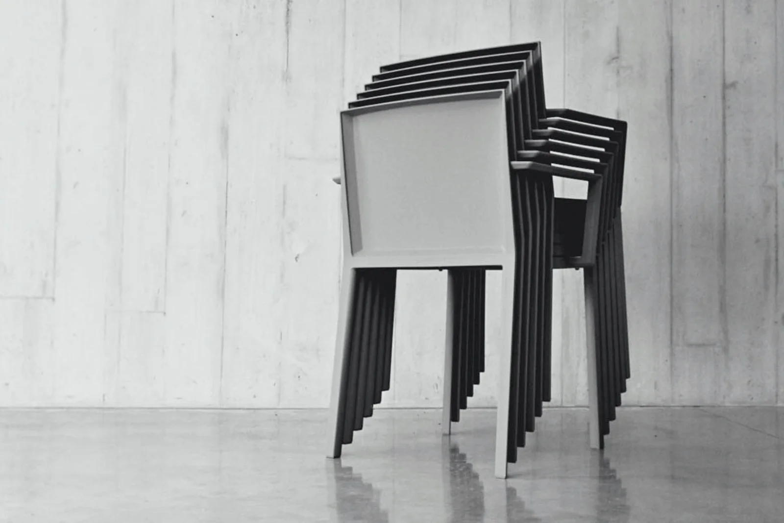 Vondom Quartz | Stuhl mit Armlehnen Schwarz