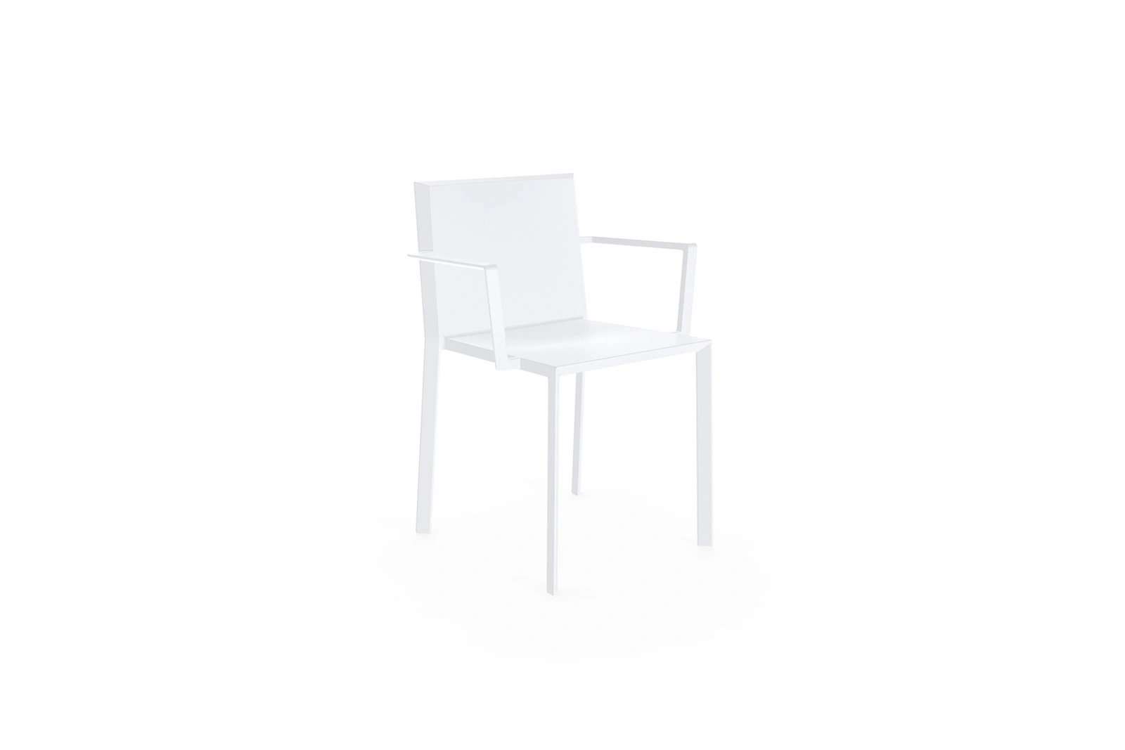 Vondom Quartz | Stuhl mit Armlehnen Weiß