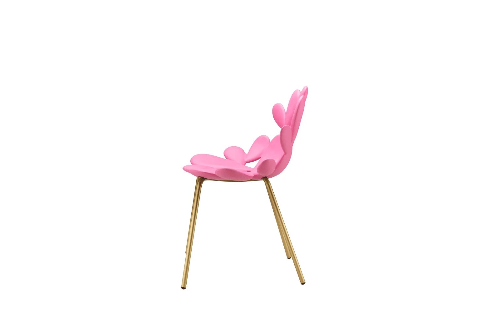 Qeeboo Filicudi | Chair 2er Set | Bright Pink - Brass
