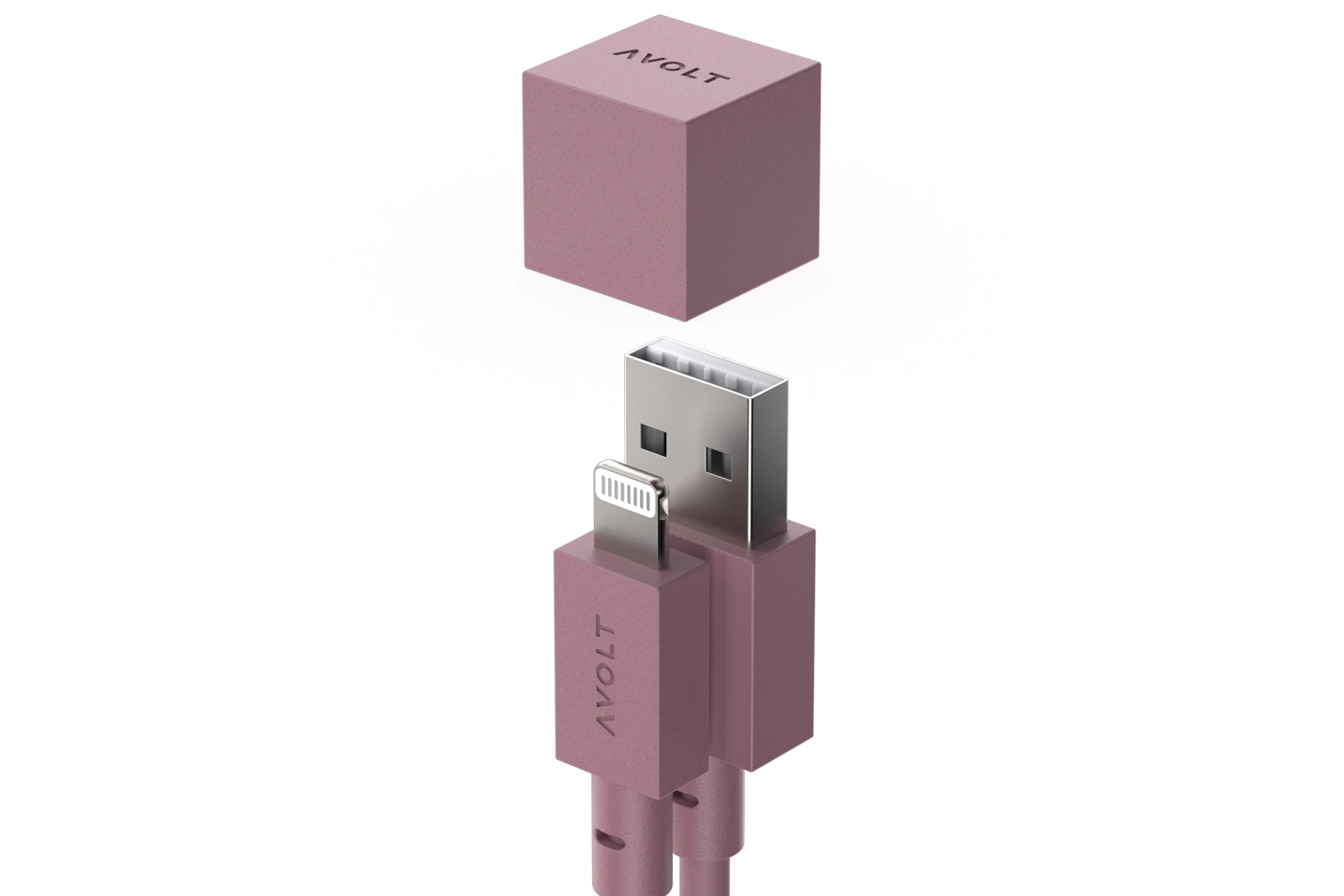 Avolt Ladekabel USB A | Cable 1 | Rostrot