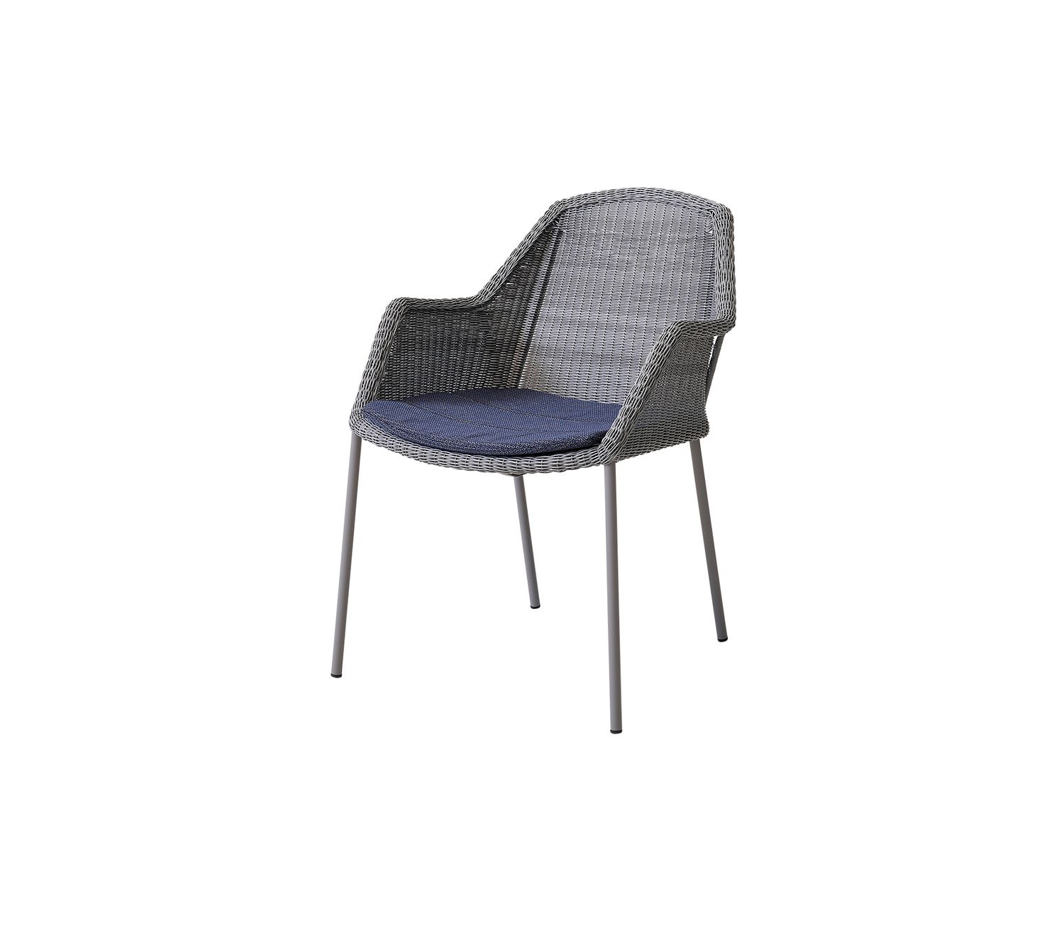 Cane-line Breeze | Kissen für Stuhl Stapelbar Blau