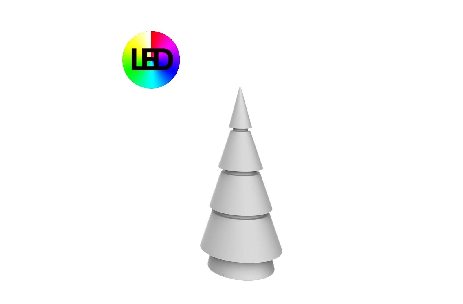Vondom Forest | LED-Weihnachtsbaum RGBW 150 cm | Akku