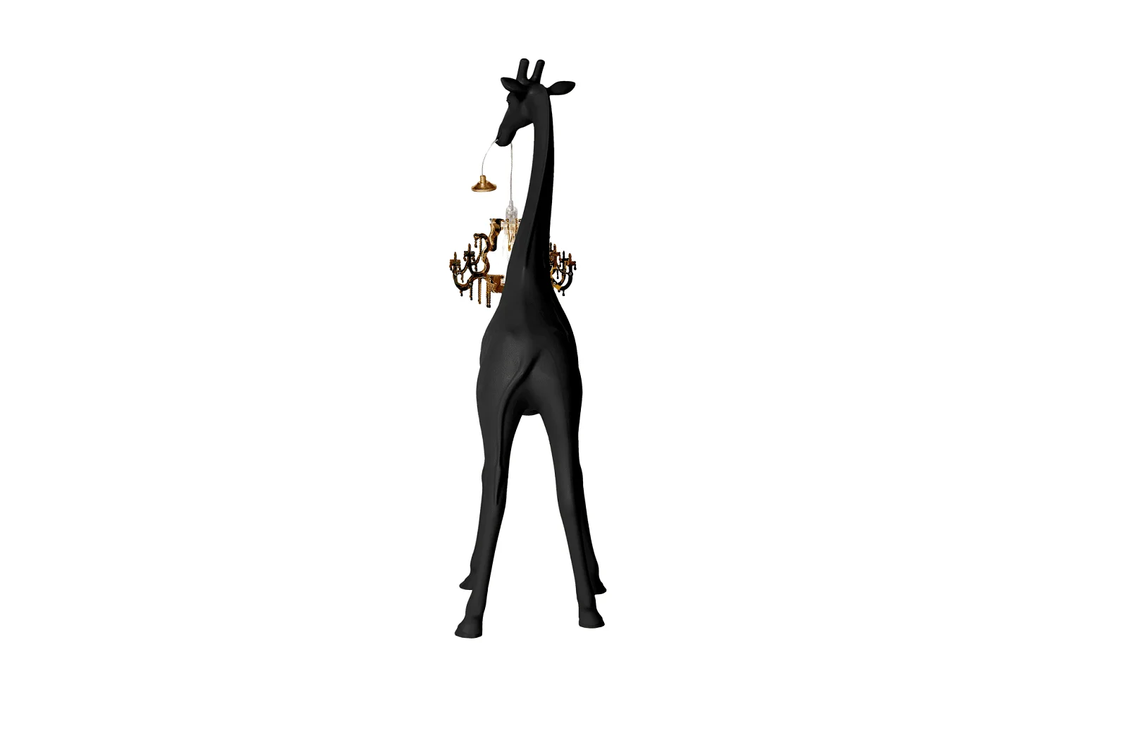 Qeeboo Giraffe in Love | Stehlampe XS | Black