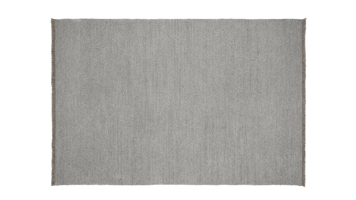 Kartell K-Lim | Teppich 240x170 cm | Anthrazit | Rand Mandelbraun