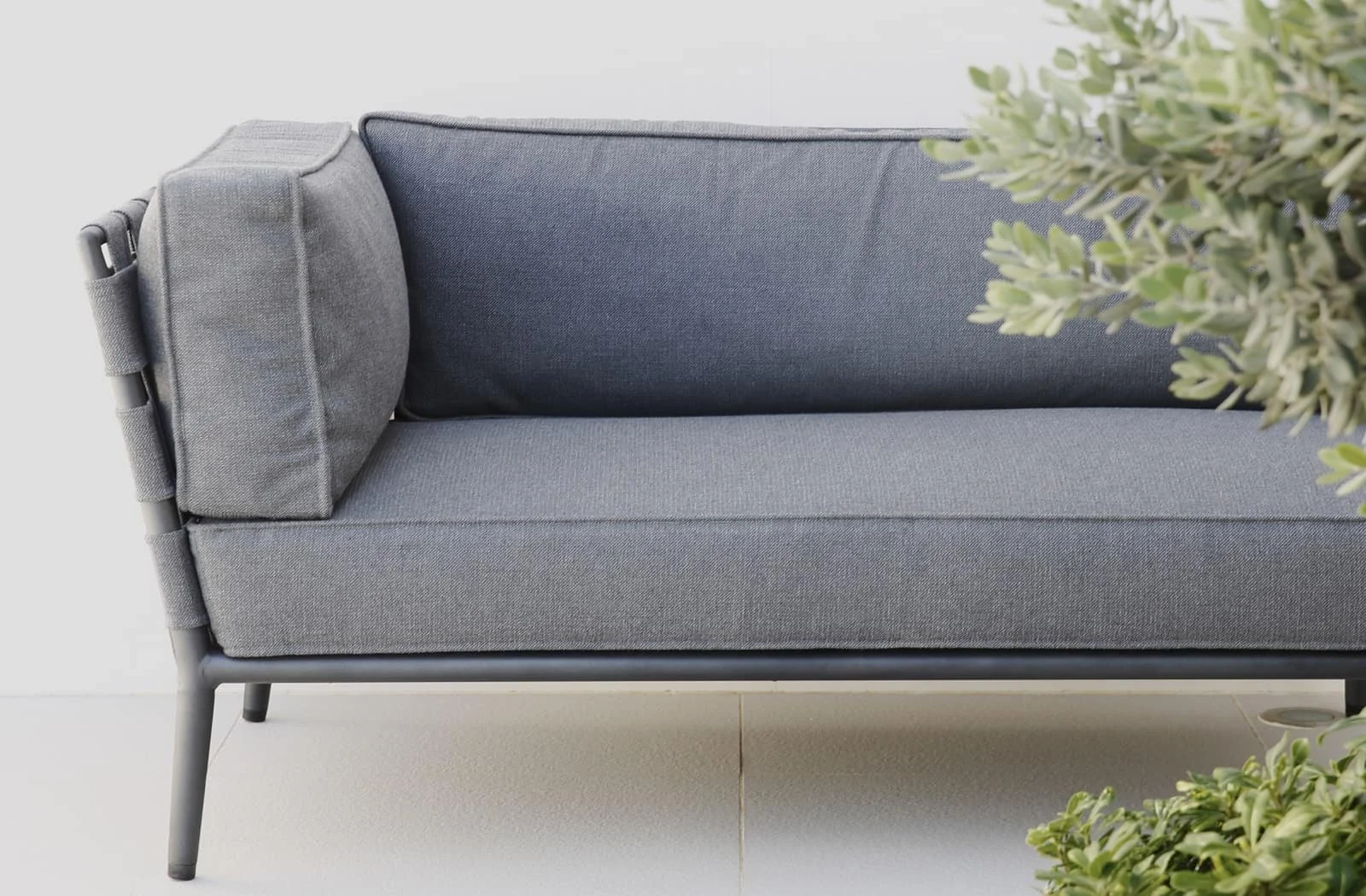 Cane-line Conic | 2-Sitzer Sofa-Modul Rechts | Light Grey