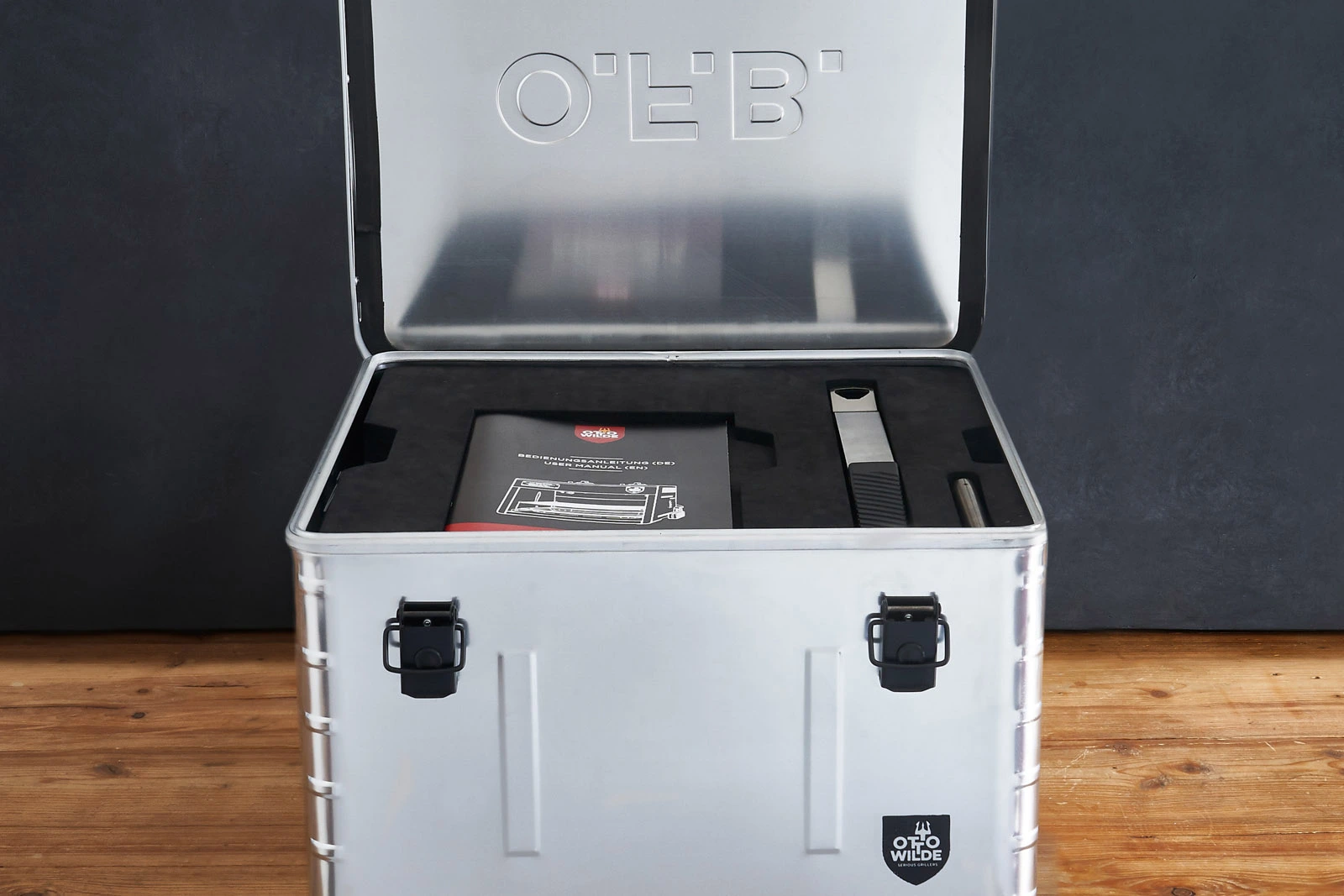 Otto Wilde Aufbewahrungsbox Aluminium für O.F.B. Grill