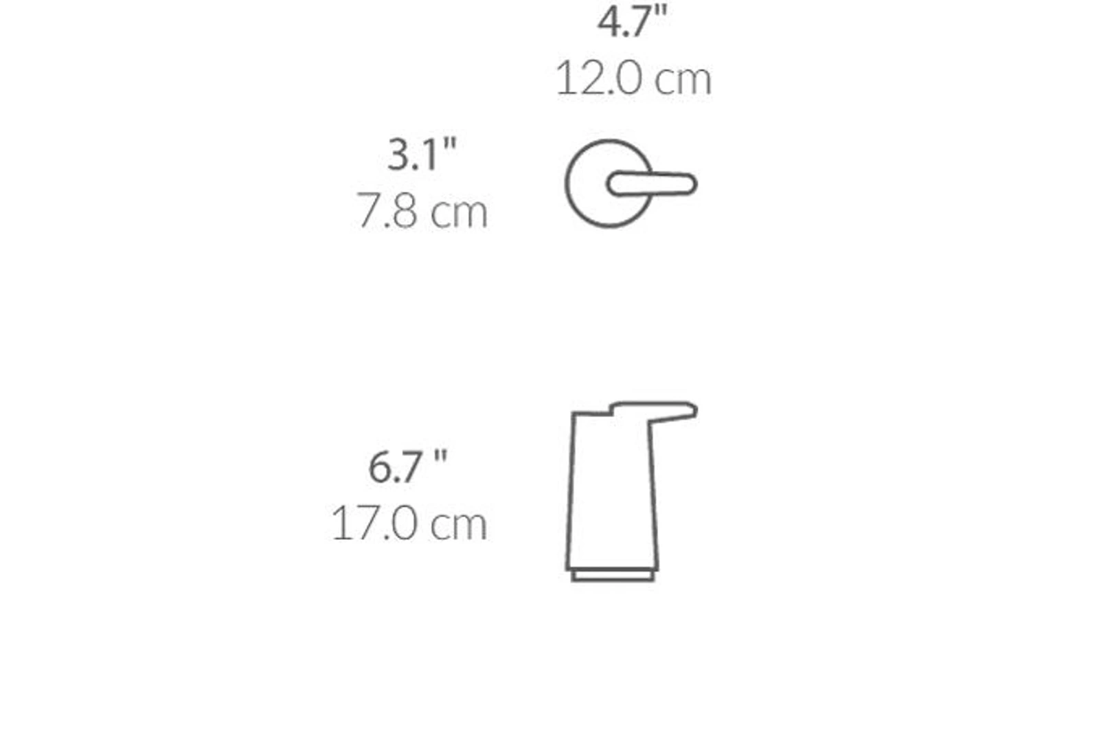 simplehuman Schaum-Sensorspender | Edelstahl roségold 295 ml