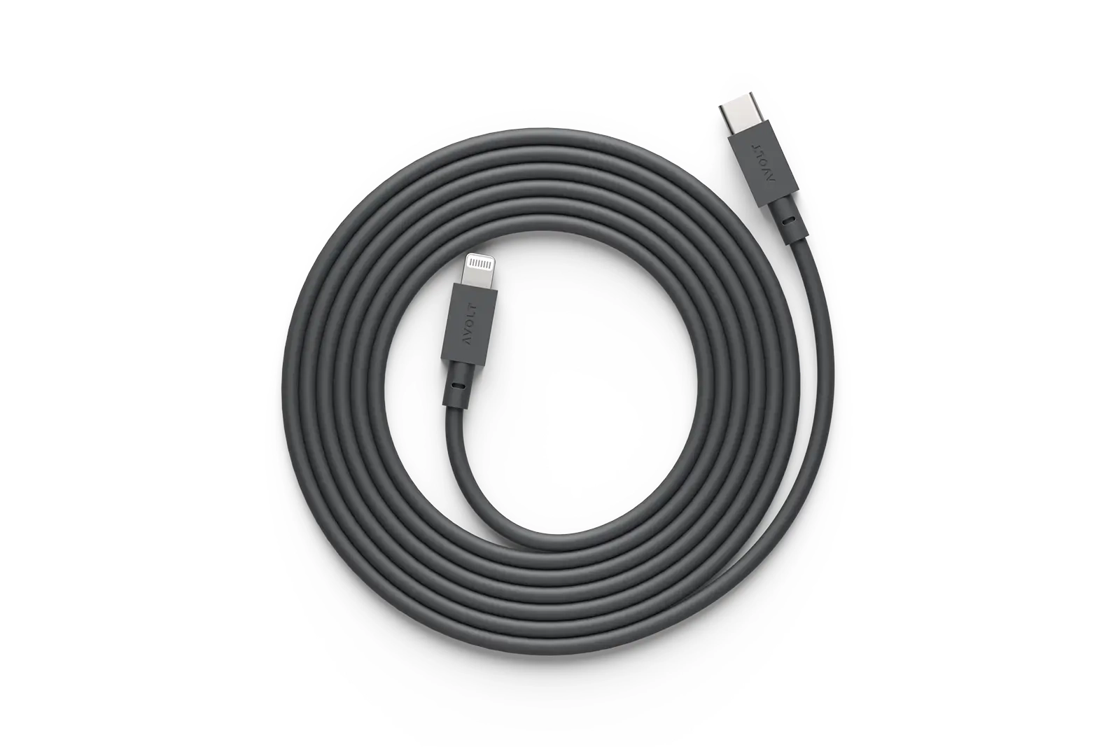 Avolt Ladekabel USB-C Lightning | Cable 1 | Schwarz