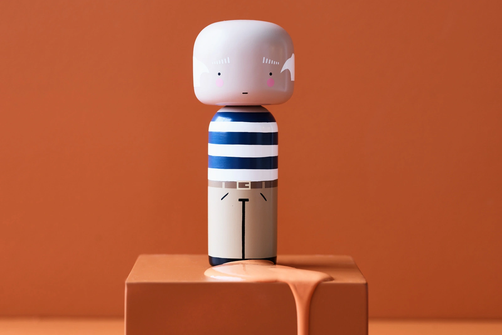 Lucie Kaas Kokeshi Doll | Pablo | Small