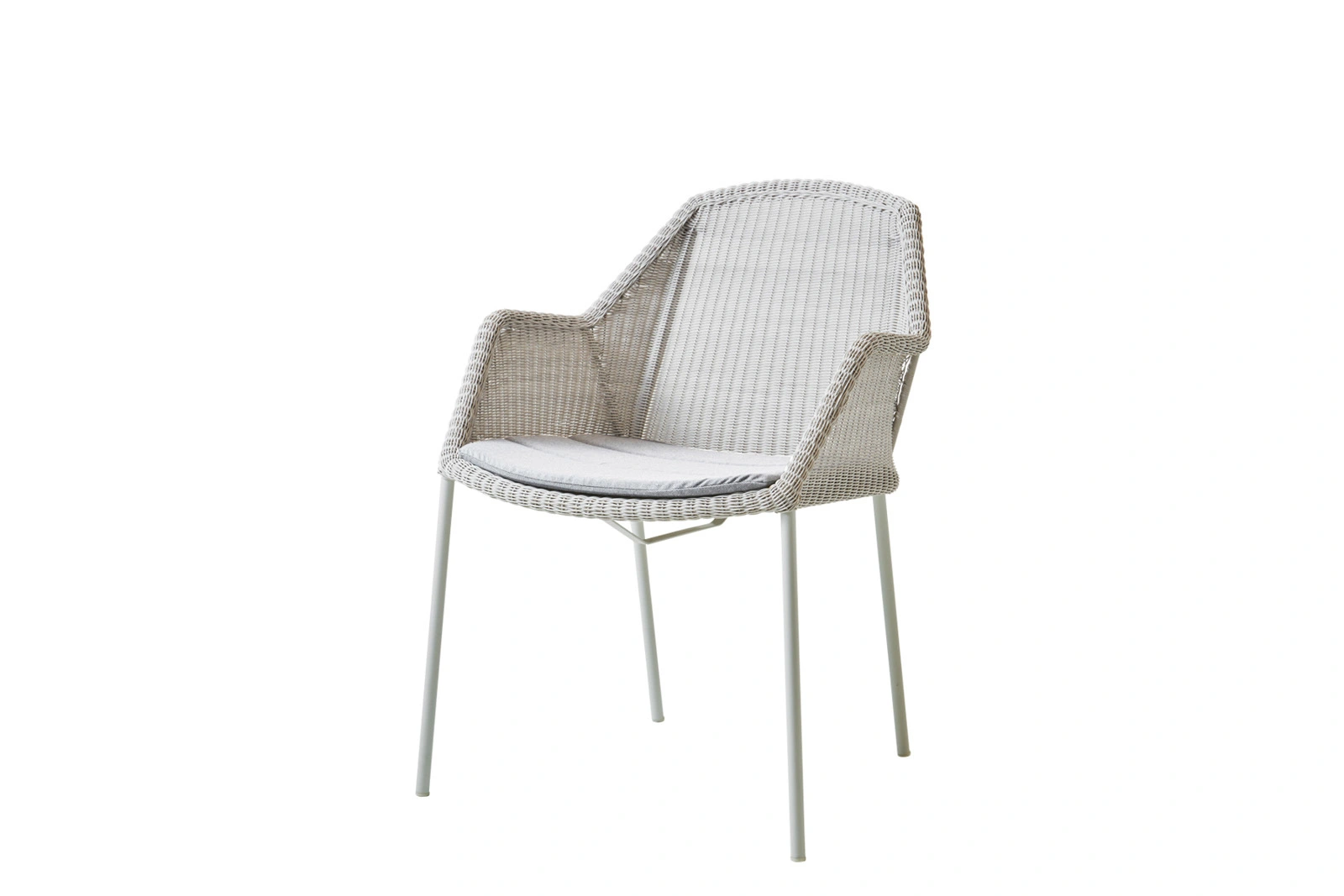 Cane-line Breeze | Kissen für Stuhl Stapelbar Light Grey