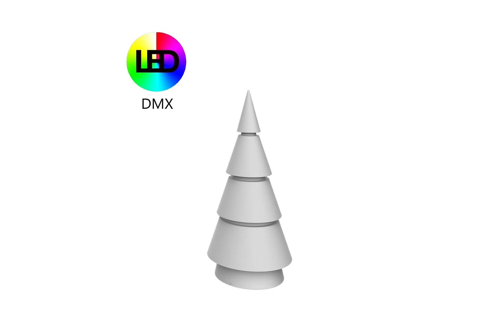 Vondom Forest | LED-Weihnachtsbaum RGBW 200 cm | DMX-Kabel
