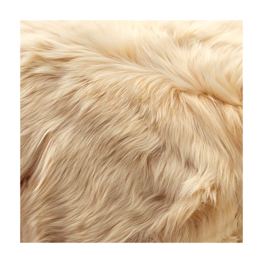 WEICH Couture Alpaca Kissen | MIA | Champagne Alcantara 40 x 40 cm