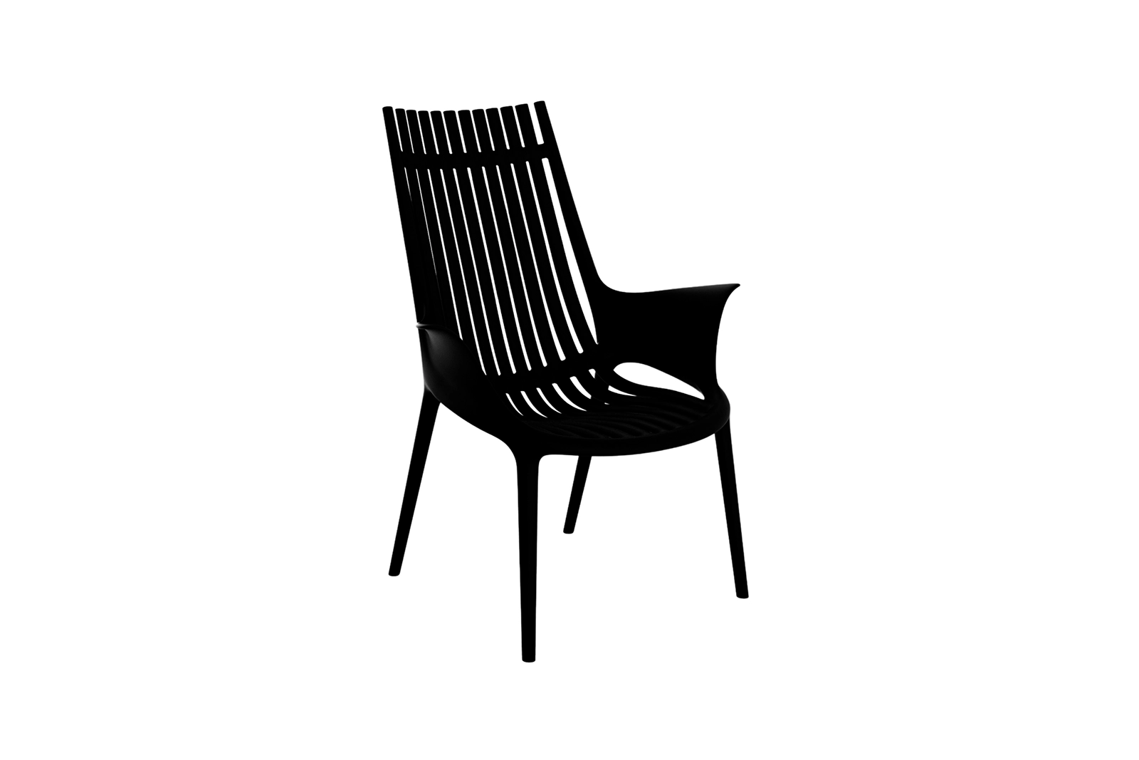 Vondom Ibiza | Lounge Stuhl Schwarz