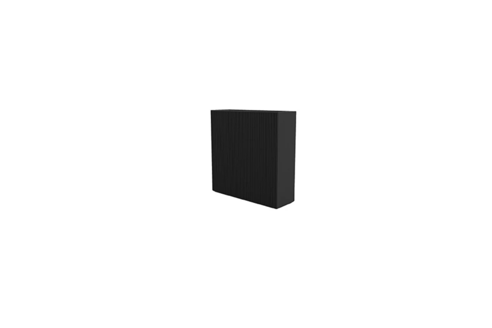 Vondom Gatsby Wall | Pflanzgefäß 120x30x80 cm Schwarz
