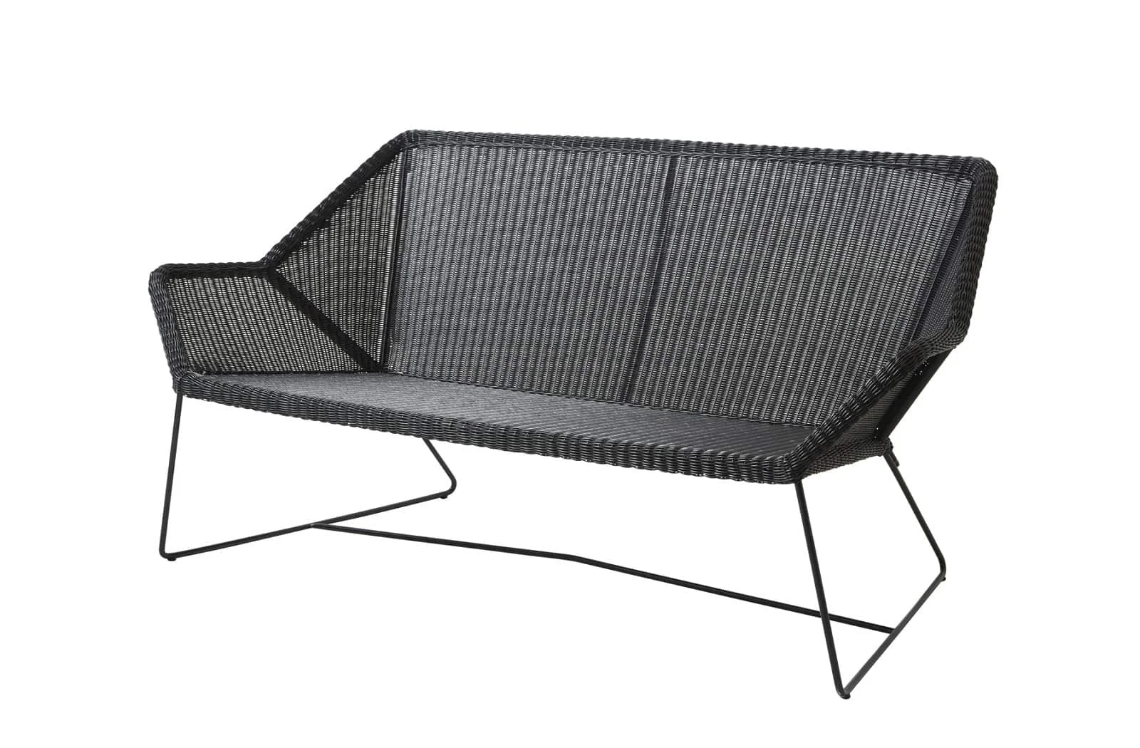 Cane-line Breeze | 2-Sitzer Loungesofa | Black