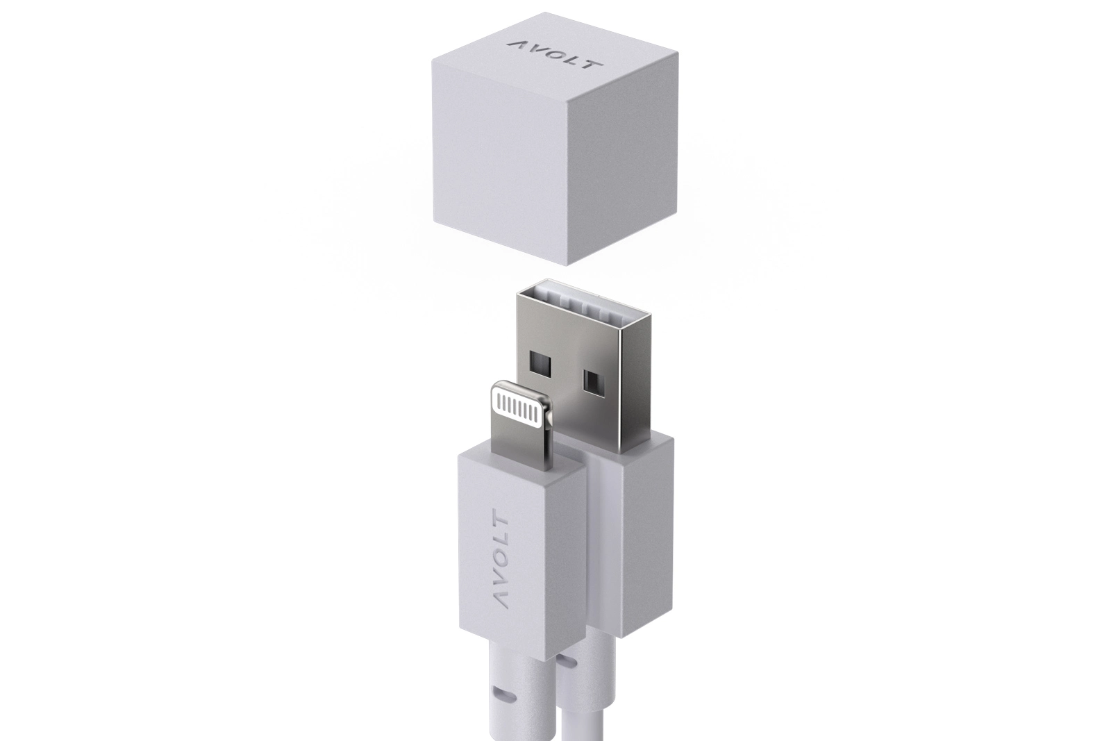 Avolt Ladekabel USB A | Cabel 1 | Gotland Grau