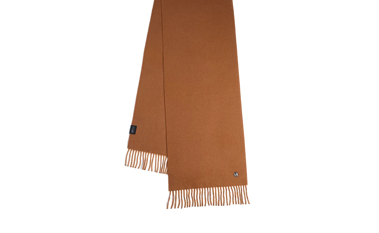 WEICH Couture Alpaca Schal | ALMA | Vicuña Brown 200 x 70 cm