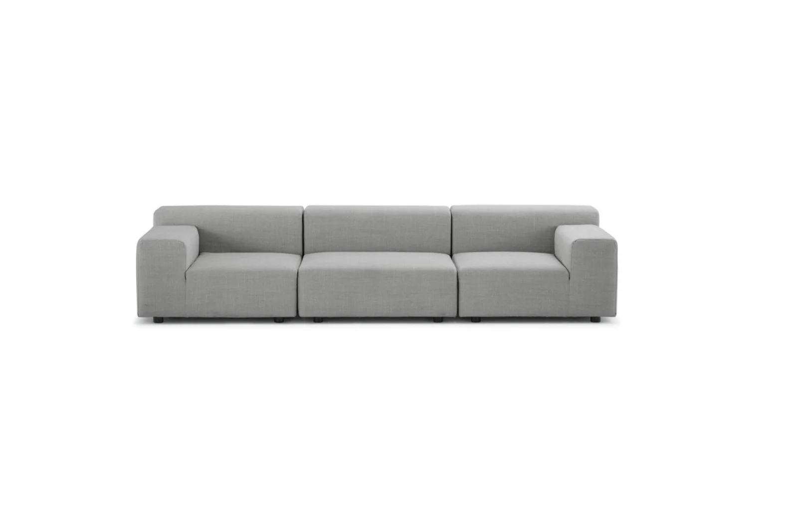 Kartell Plastics | Outdoor 3-Sitzer Sofa Grau