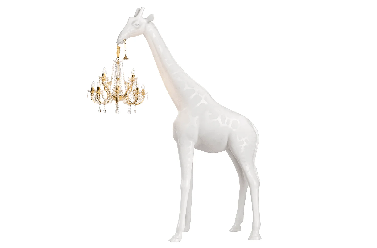Qeeboo Giraffe in Love | Stehlampe M | White Indoor