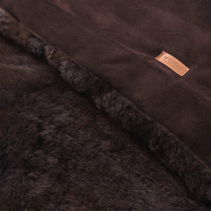 WEICH Couture Alpaca Teppich | EDWIN | Dark Chocolate - 240 x 170 cm