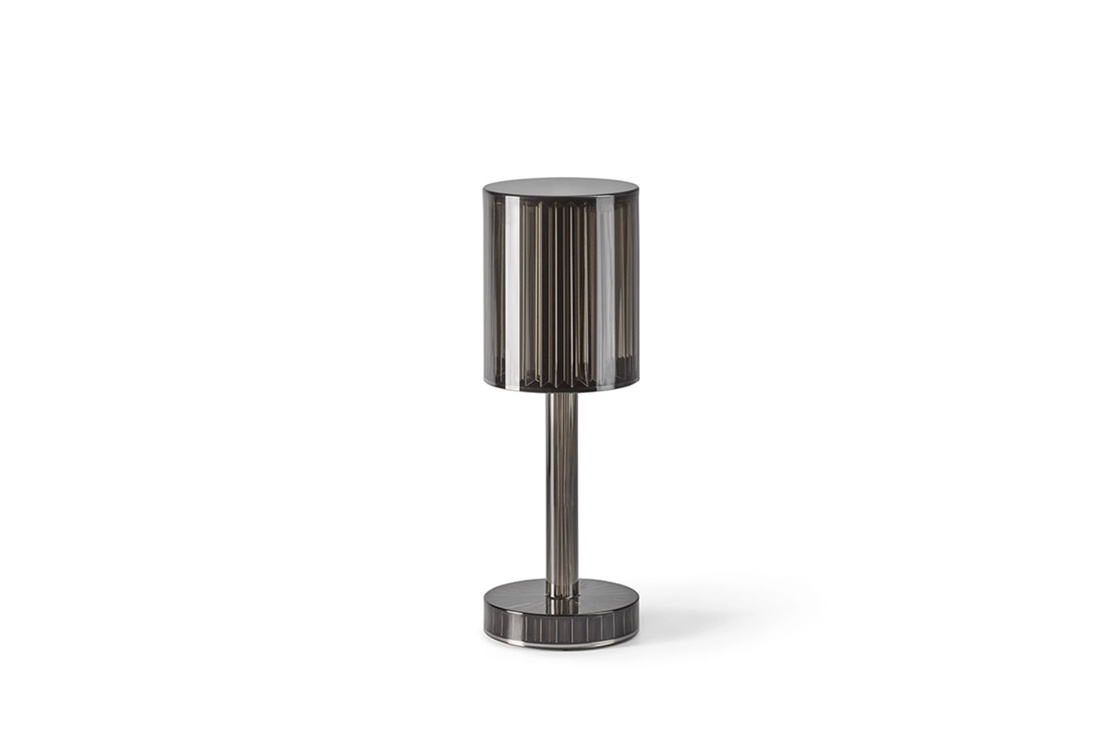 Vondom Gatsby Cylinder | Designer-Tischlampe | Touch-Funktion Fumé